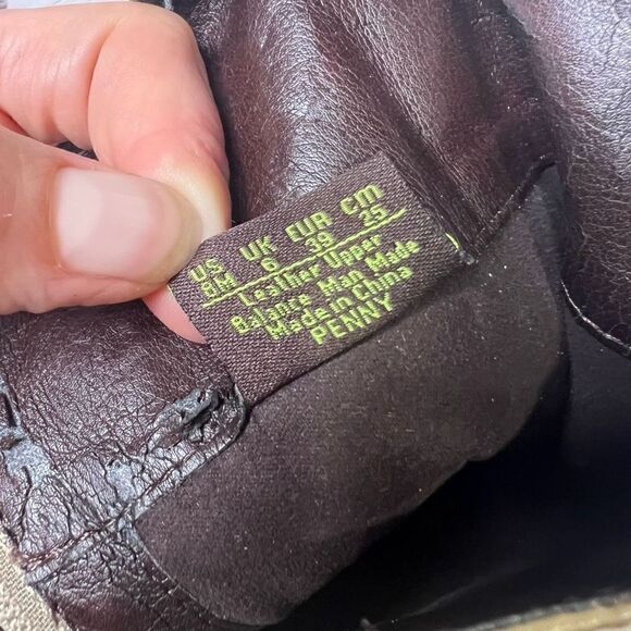 Sam Edelman Penny Leather Riding Boot Tall Taupe Tan Brown - Picture 8 of 12